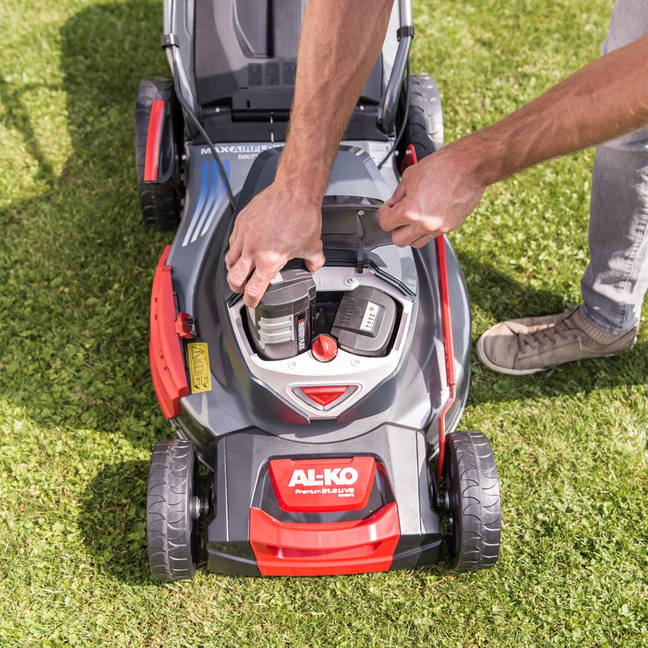 Akku-Rasenmäher 512 Li VS-W Premium - inkl. 2 Akkus 5 Ah und Ladegerät