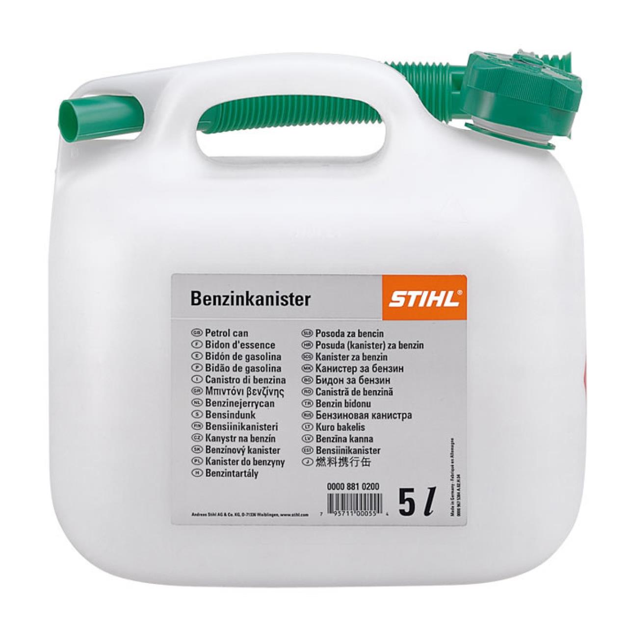 100009671 Benzinkanister transparent - 5 Liter